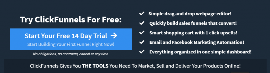 Try ClickFunnels for FREE