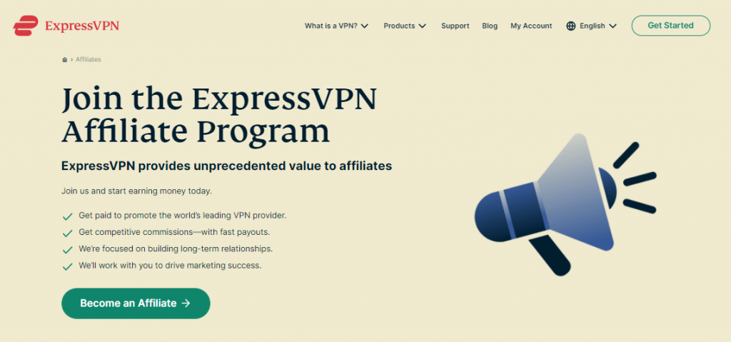 ExpressVPN affiliate Program