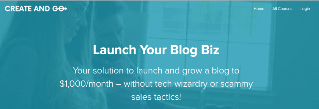 Launch your blog affiliate course
